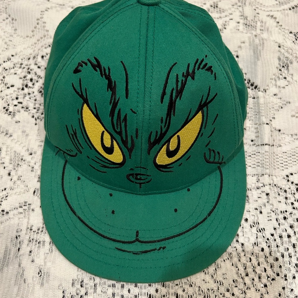 Dr. Seuss Grinch face Green Cap